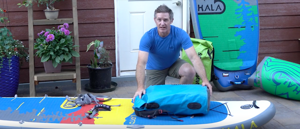 How To Rig A Paddle Board for Overnight Trips