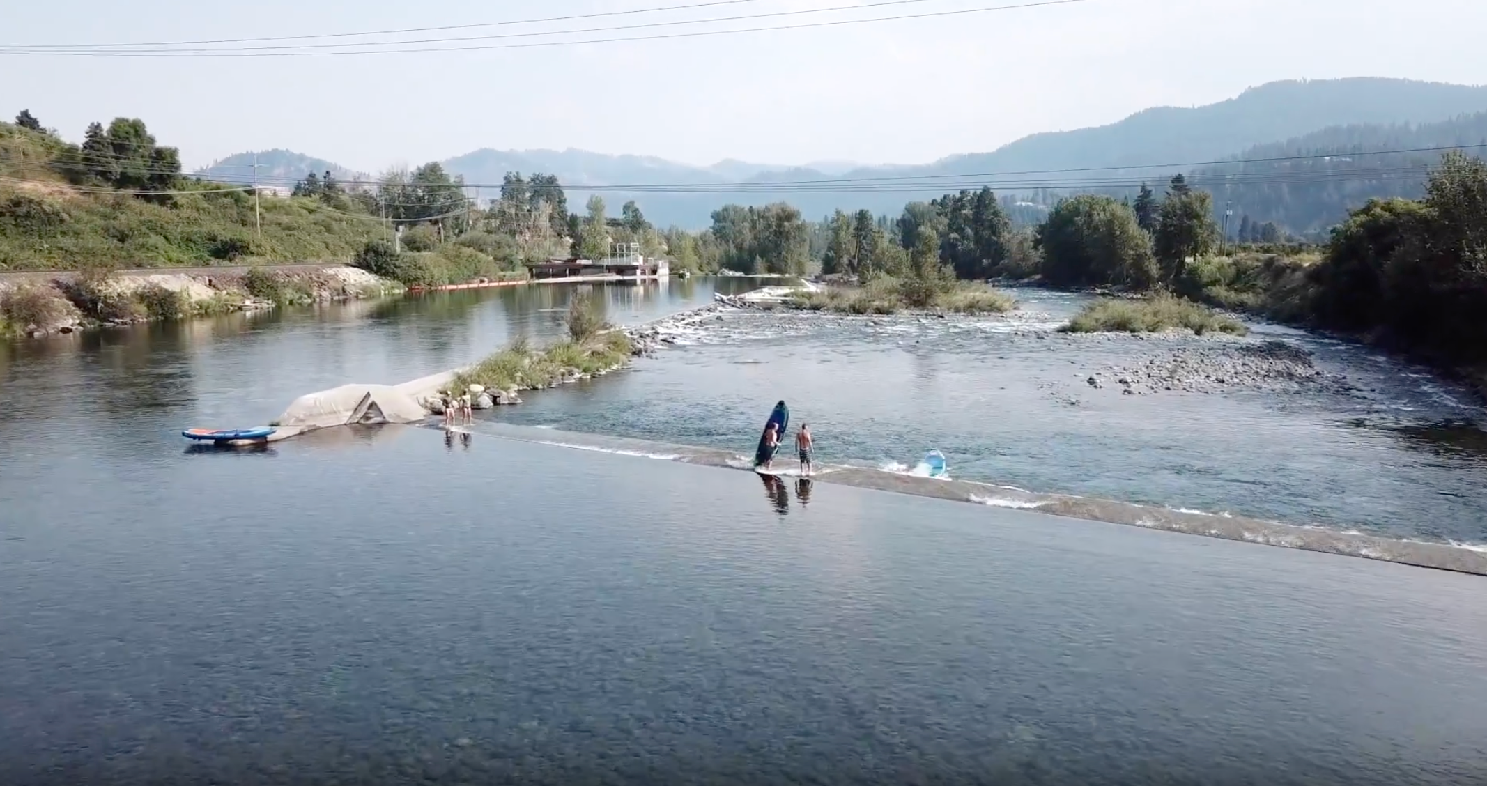 Dryden Dam at Low Water