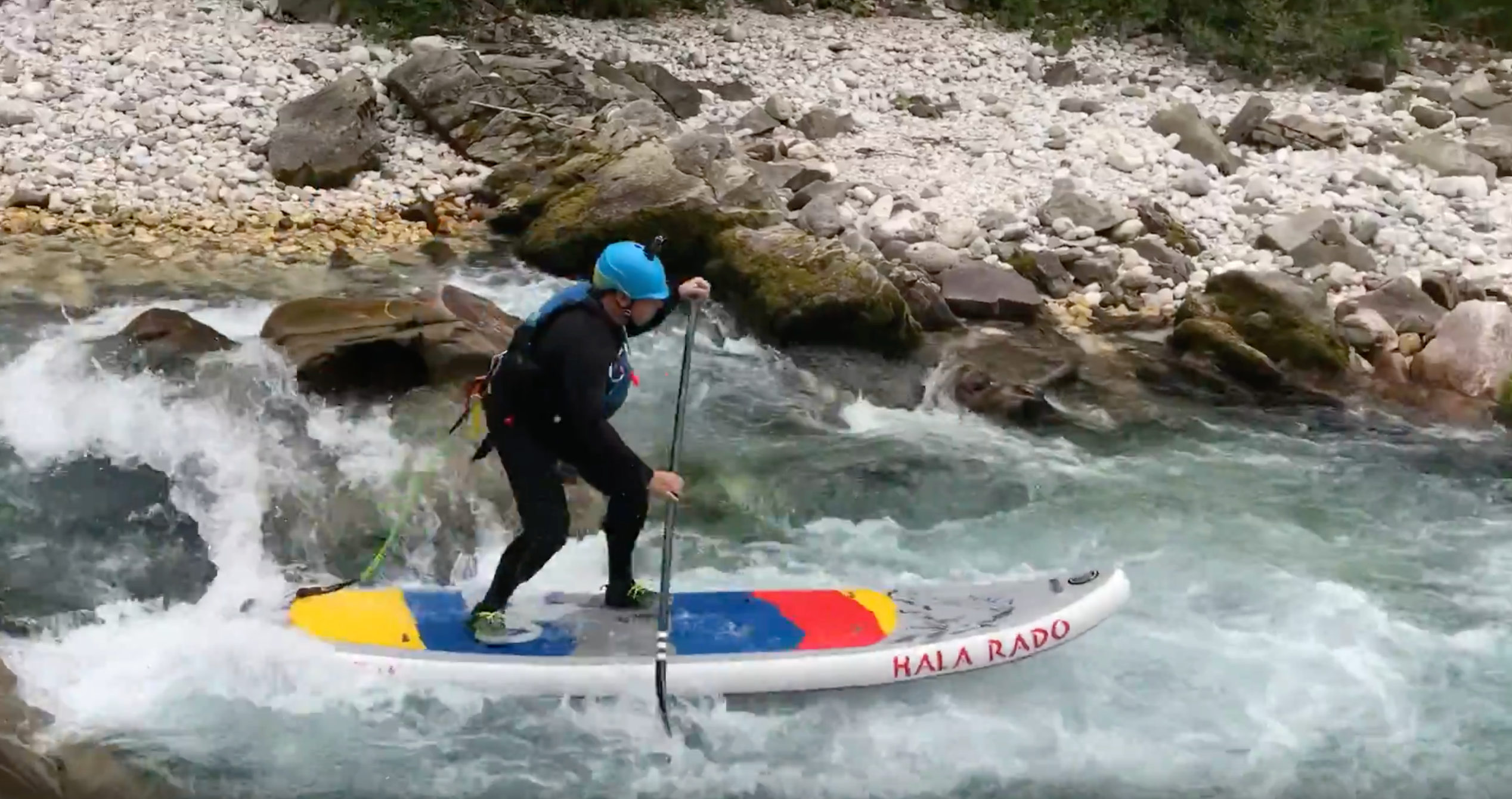 Paddleboarding the Soca River