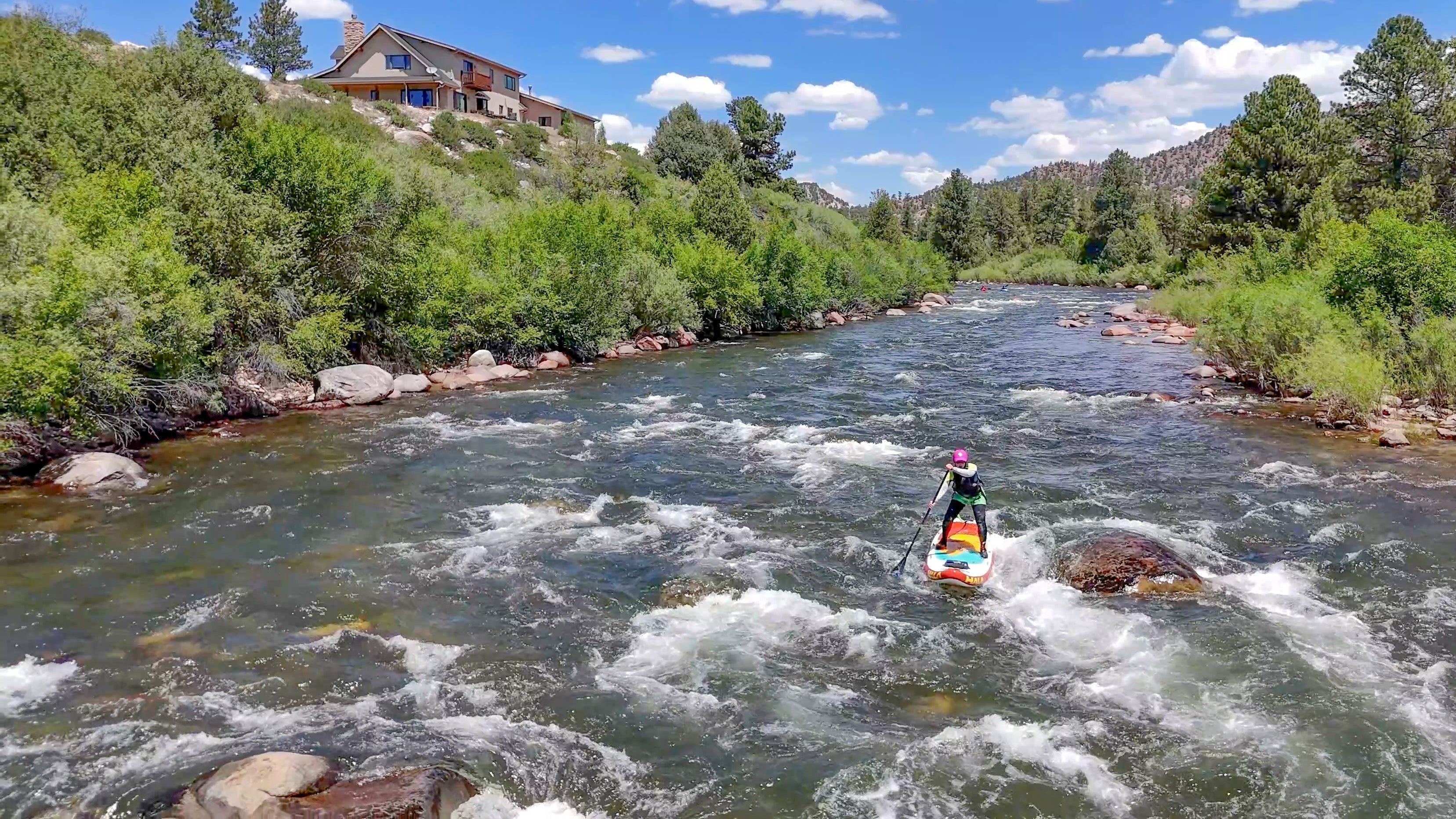 Whitewater SUP Paddling the Arkansas: Fractions & Browns Canyon