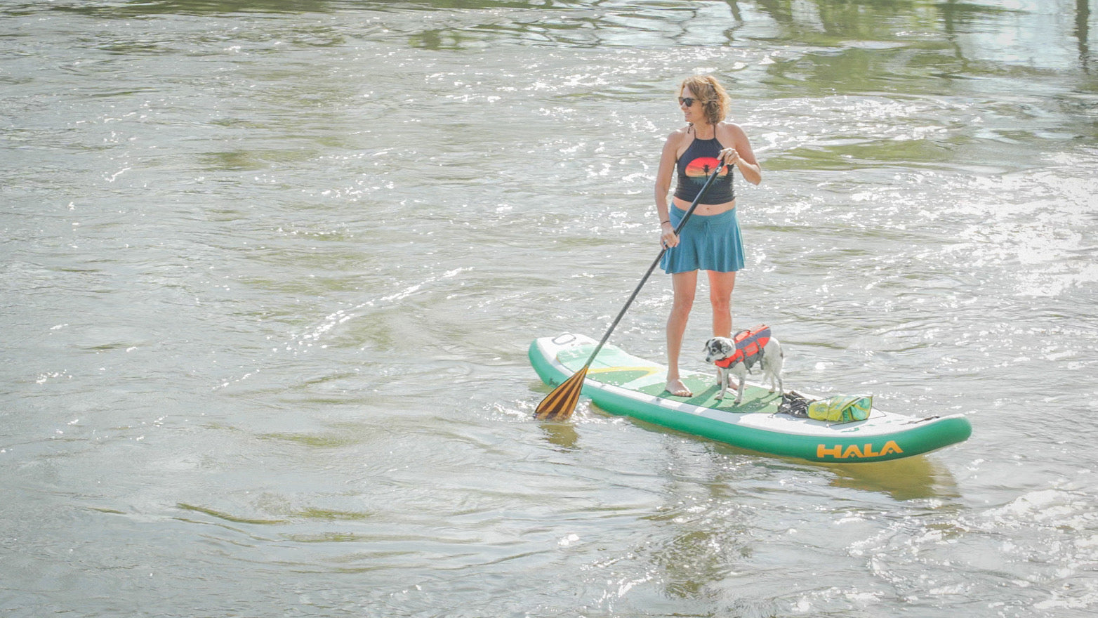 Green Hala inflatable SUP