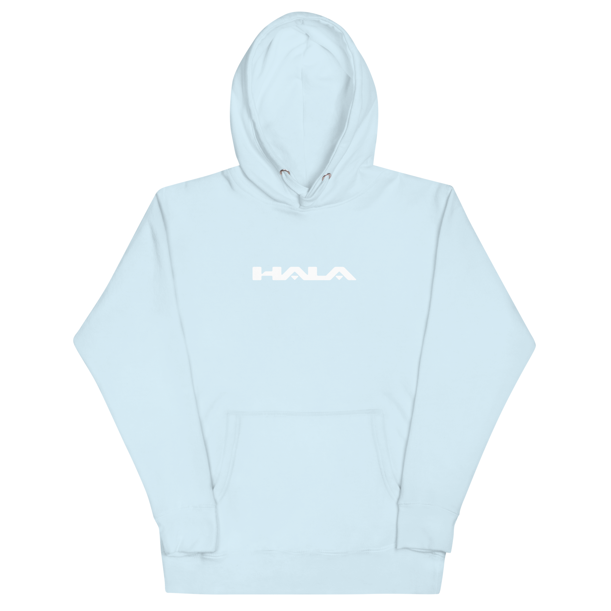 sky blue adventure hoodie front