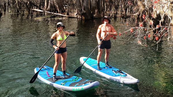 SUPing in Manatee Springs State Park