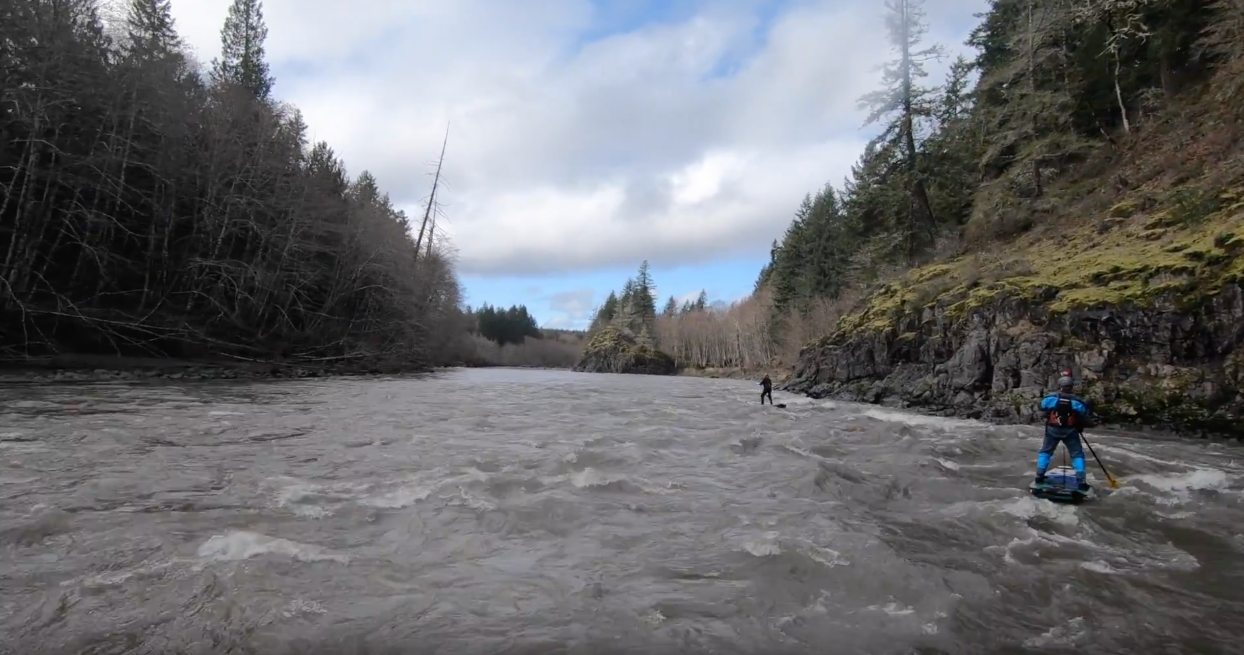 Toutle River at 4000 CFS