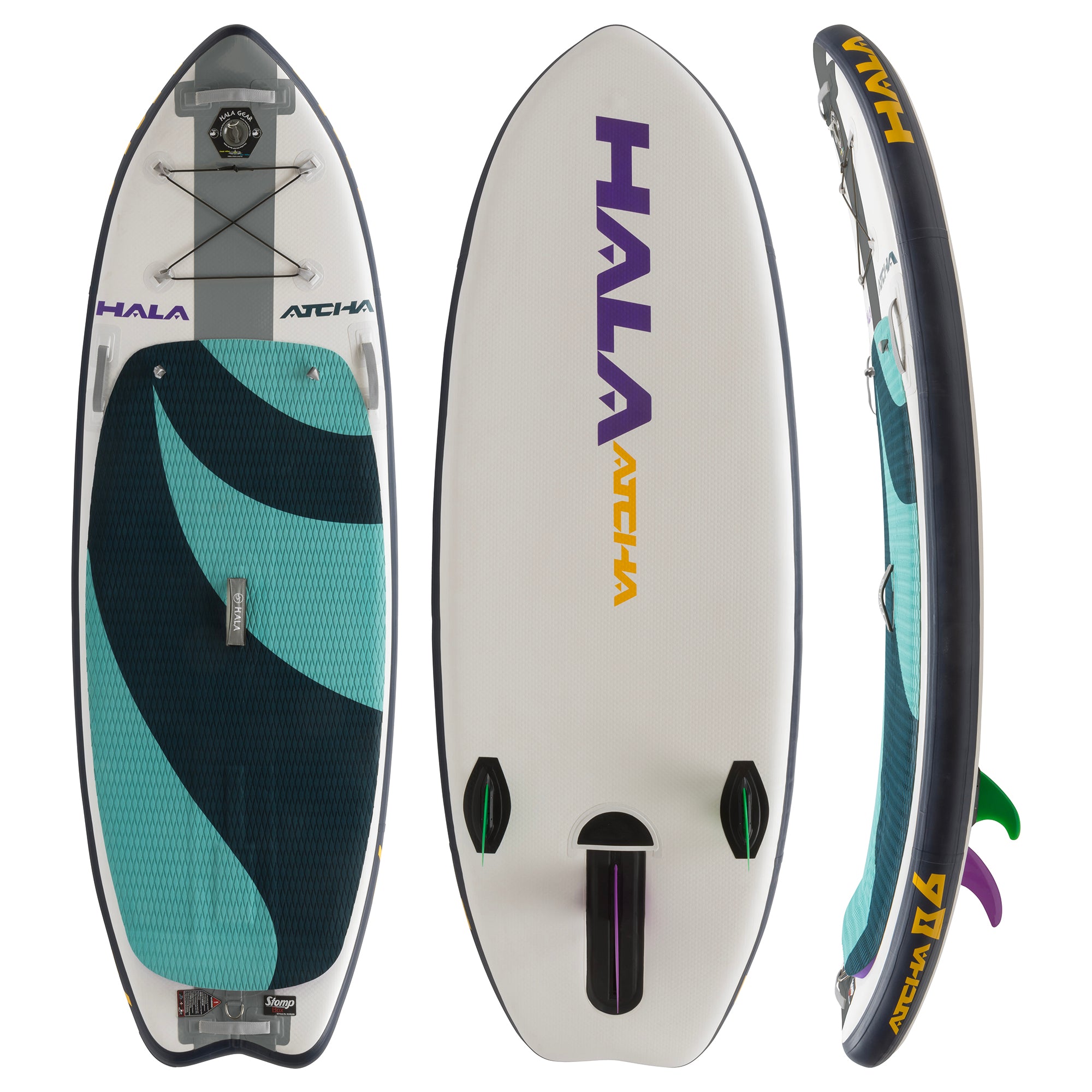 Hala Atcha 86 | Sporty Whitewater iSUP | Retractable Fin