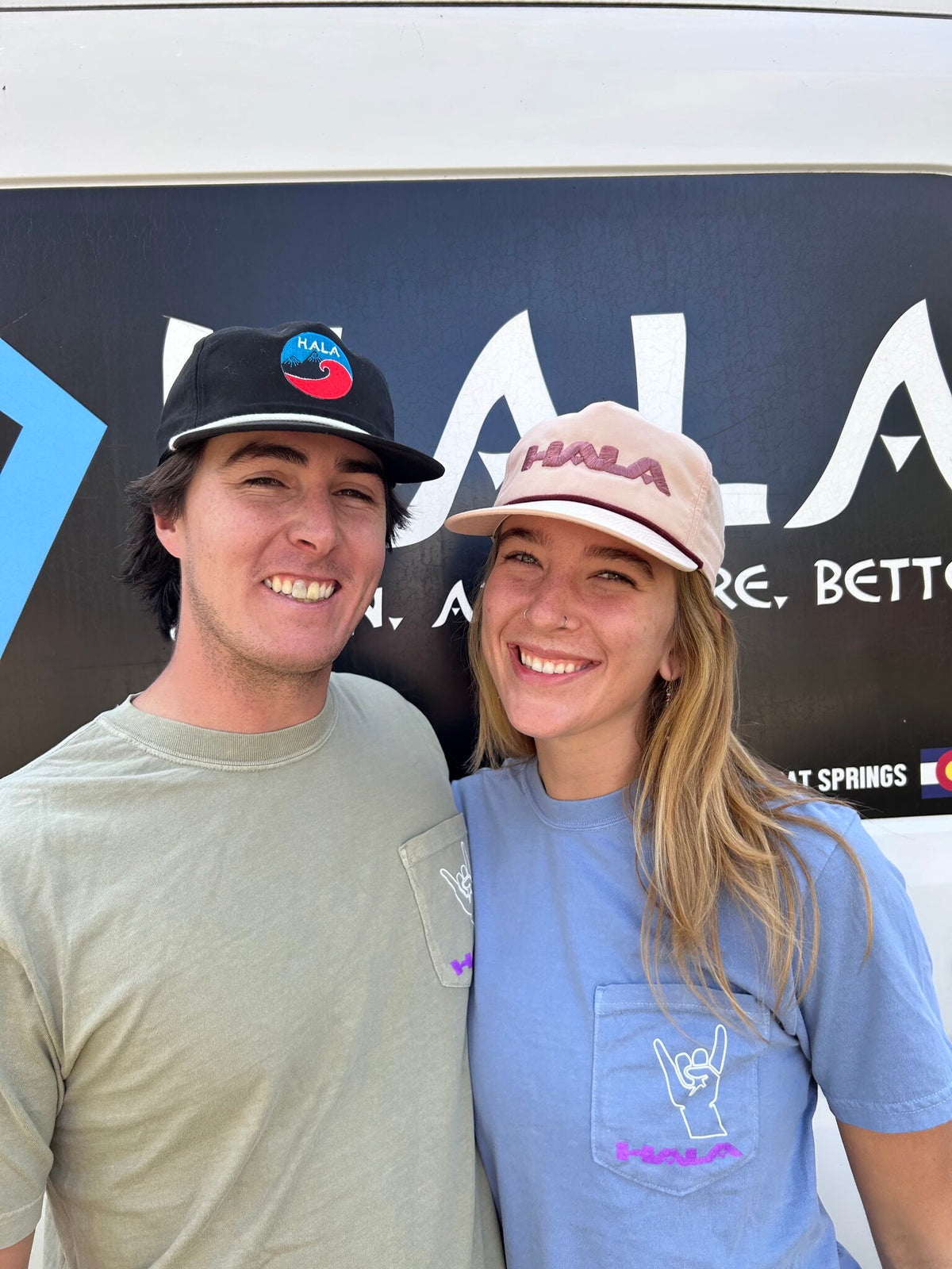 Hala Embroidered Trucker Hat