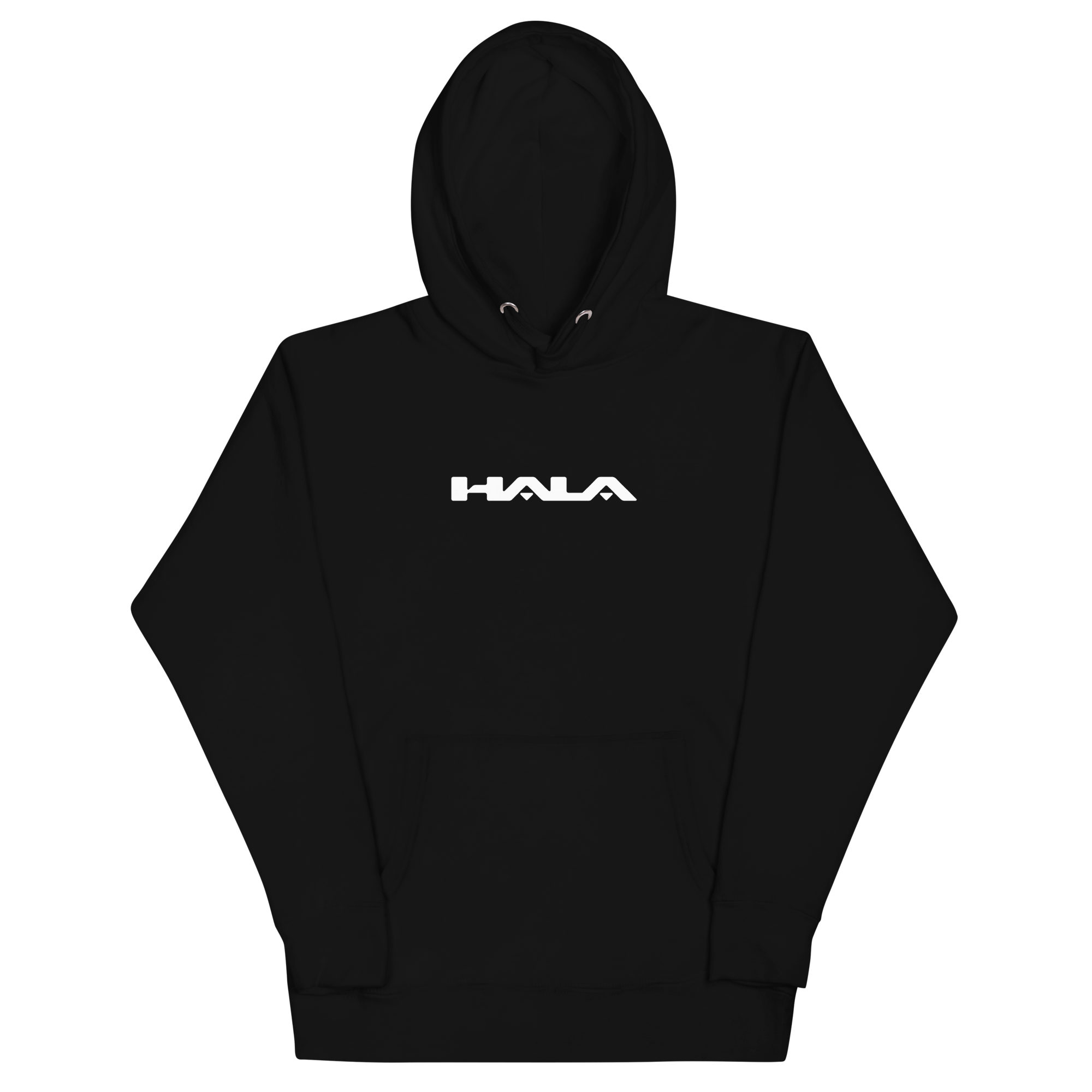 black adventure hoodie front