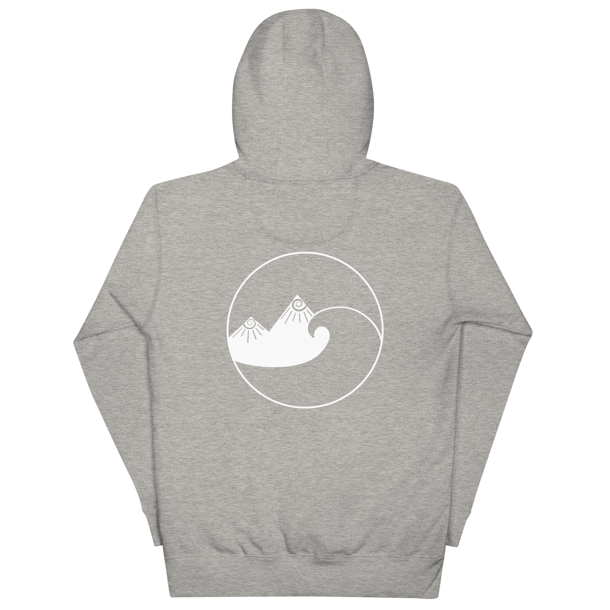 carbon grey adventure hoodie back