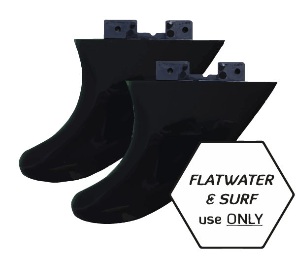 4.5″ Hard Side-Bite Click Fins Black
